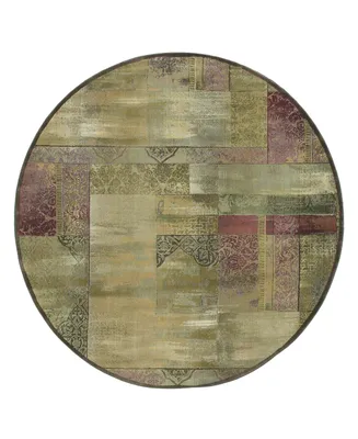 Closeout! Oriental Weavers Round Area Rug, Generations 1527X Dreamscape 6'