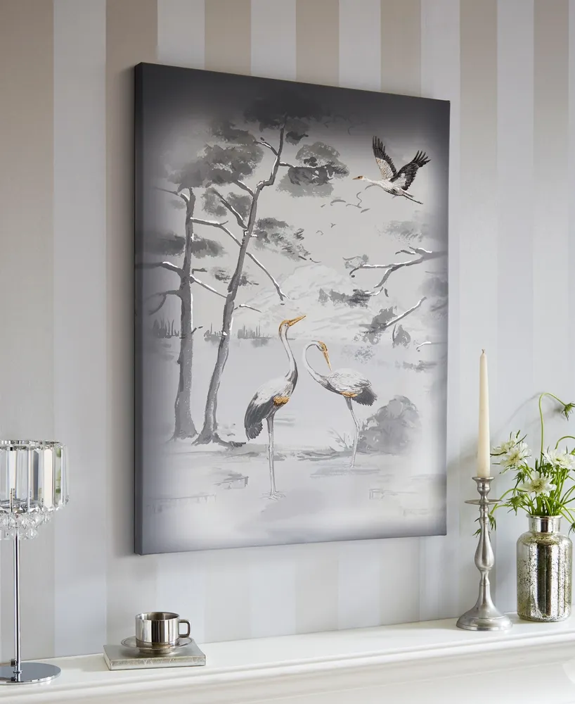 Laura Ashley Animalia Printed Canvas Wall Art, 31.5" x 23.6"