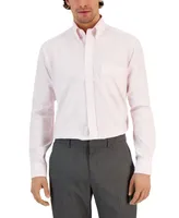 Club Room Men's Regular Fit University Stripe Dress Shirt, Created for Macy's