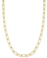 Lola Ade 18k Gold-Plated Stainless Steel Paperclip Chain 18" Collar Necklace