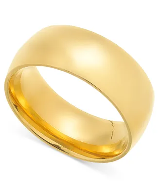 Lola Ade 18k Gold-Plated Stainless Steel Cigar Band Yuri Ring