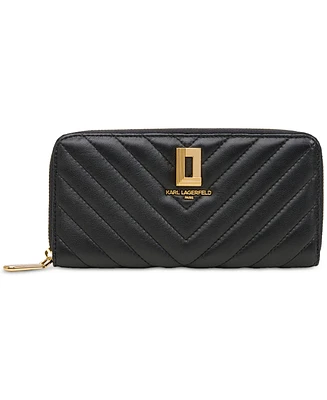Karl Lagerfeld Paris Quilted Continental Wallet