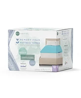 Ecossentials 3" Memory Foam Mattress Topper, Queen