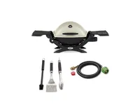 Weber Q1200 Liquid Propane Grill Titanium Classic