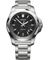 Victorinox Swiss Army Men's Automatic I.n.o.x. Stainless Steel Bracelet Watch 43mm