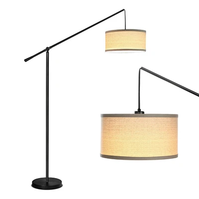 Brightech Hudson 70" Led Arc Floor Lamp with Adjustable Height