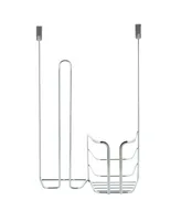 Kitchen Details 2-in-1 Over The Cabinet Cleaning Organizer in Chrome