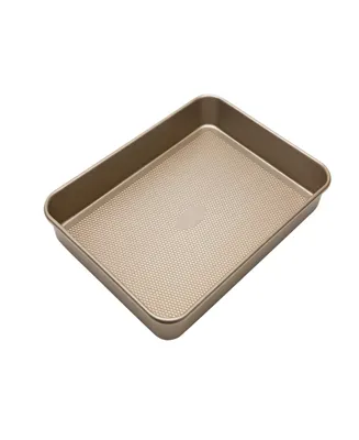Kitchen Details Pro Series Baking Pan with Diamond Base - Gold