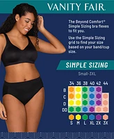 Vanity Fair Women's Beyond Comfort Simple Sizing Wirefree Bra 72204