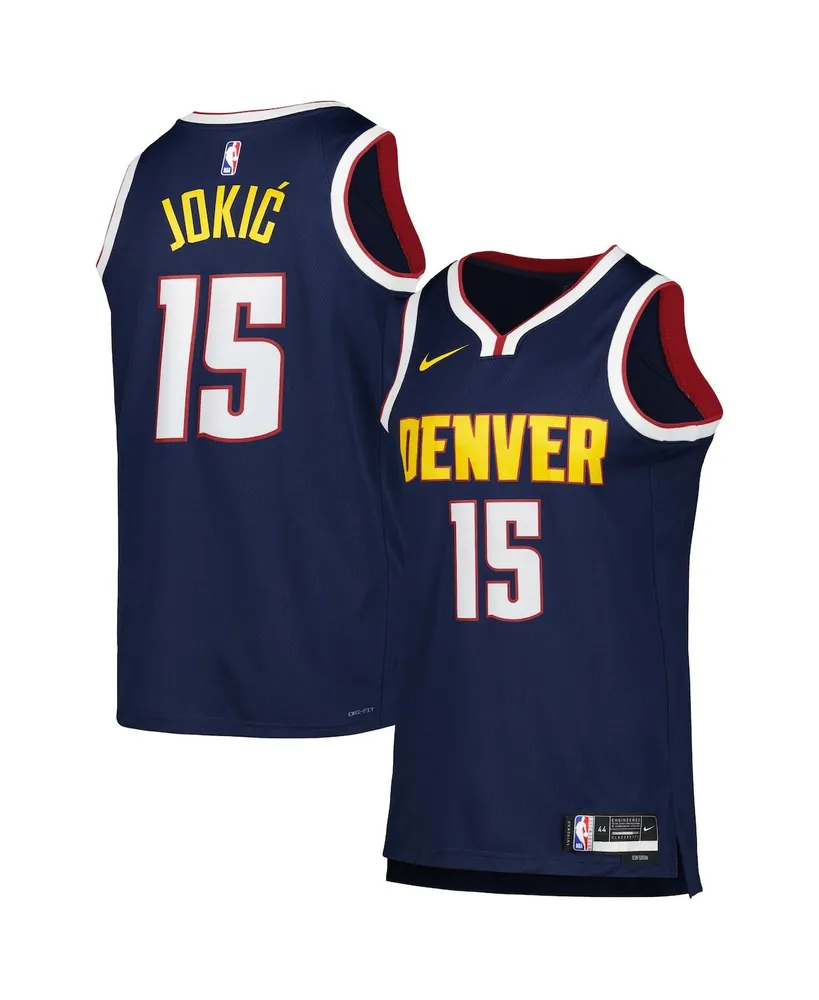 Men's and Women's Nike Nikola Jokic Navy Denver Nuggets Swingman Jersey - Icon Edition