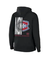 Women's Wear by Erin Andrews Black Montreal Canadiens Sponge Fleece Full-Zip Hoodie