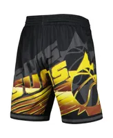 Men's Mitchell & Ness Black Phoenix Suns Big Face 4.0 Fashion Shorts