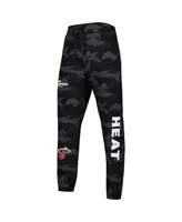 Men's New Era Black, Camo Miami Heat Tonal Joggers