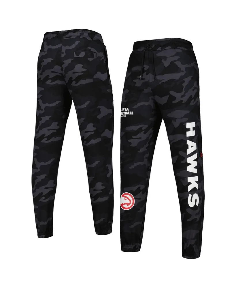 Men's New Era Black, Camo Atlanta Hawks Tonal Joggers