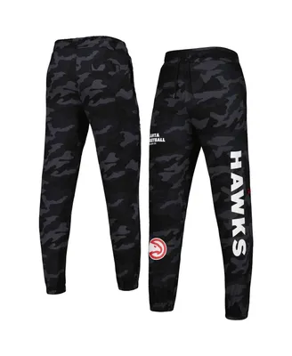 Men's New Era Black, Camo Atlanta Hawks Tonal Joggers
