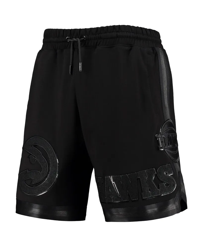 Men's Pro Standard Atlanta Hawks Triple Black Gloss Shorts