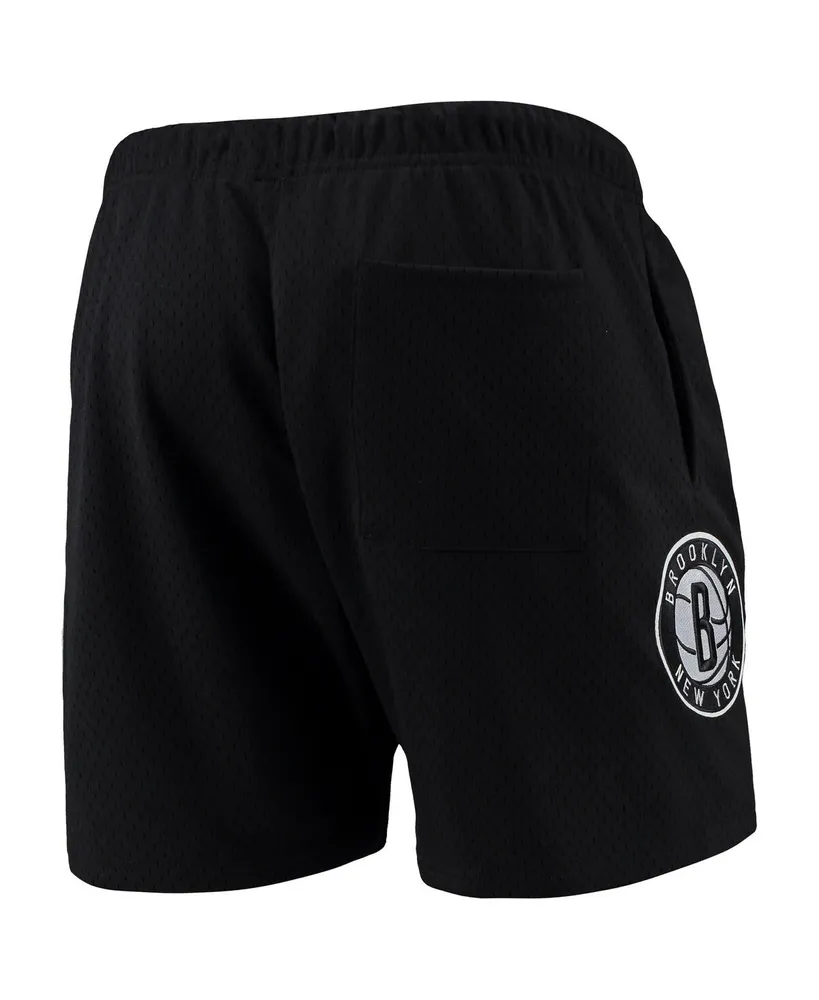 Men's Pro Standard Black Brooklyn Nets Mesh Capsule Shorts
