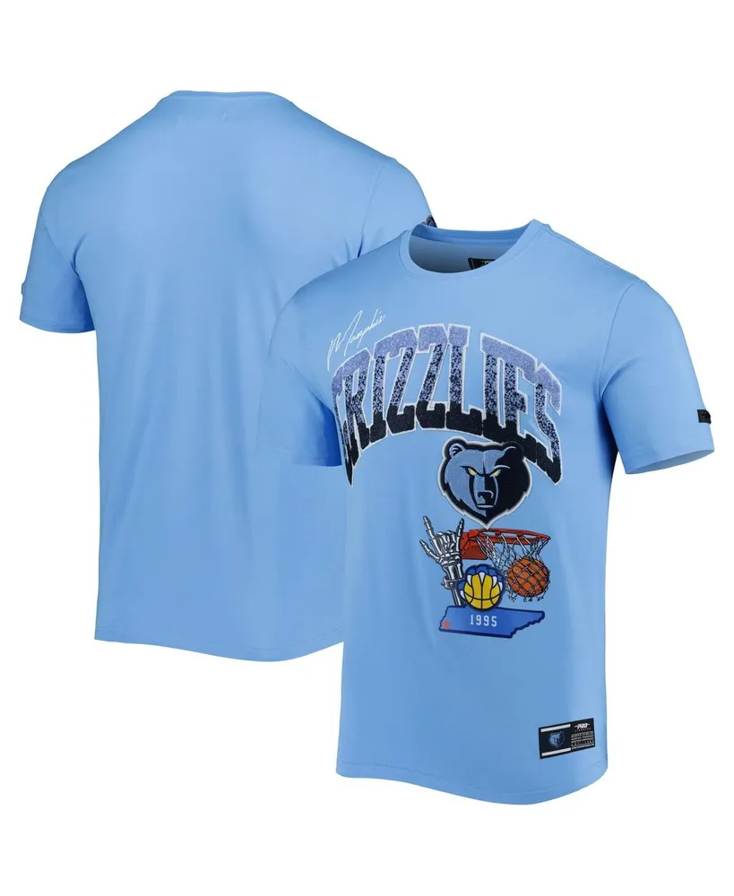 Men's Pro Standard Light Blue Memphis Grizzlies Hometown Chenille T-shirt