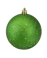 Northlight 32 Count Xmas Shatterproof 4- Finish Christmas Ball Ornaments 80mm Set, 3.25"