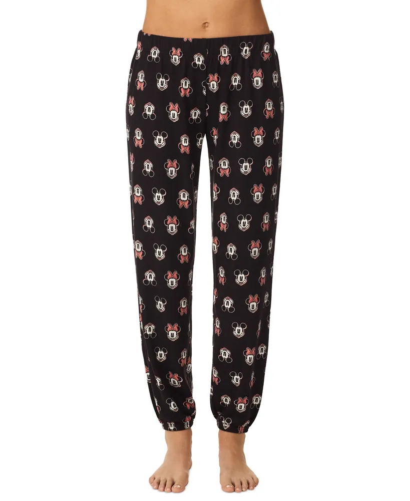 Disney Collection 100 Little & Big Girls Minnie Mouse Straight Jogger Pant