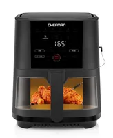 Chefman Quart Air Fryer with Digital Touch Display and Windowed Basket