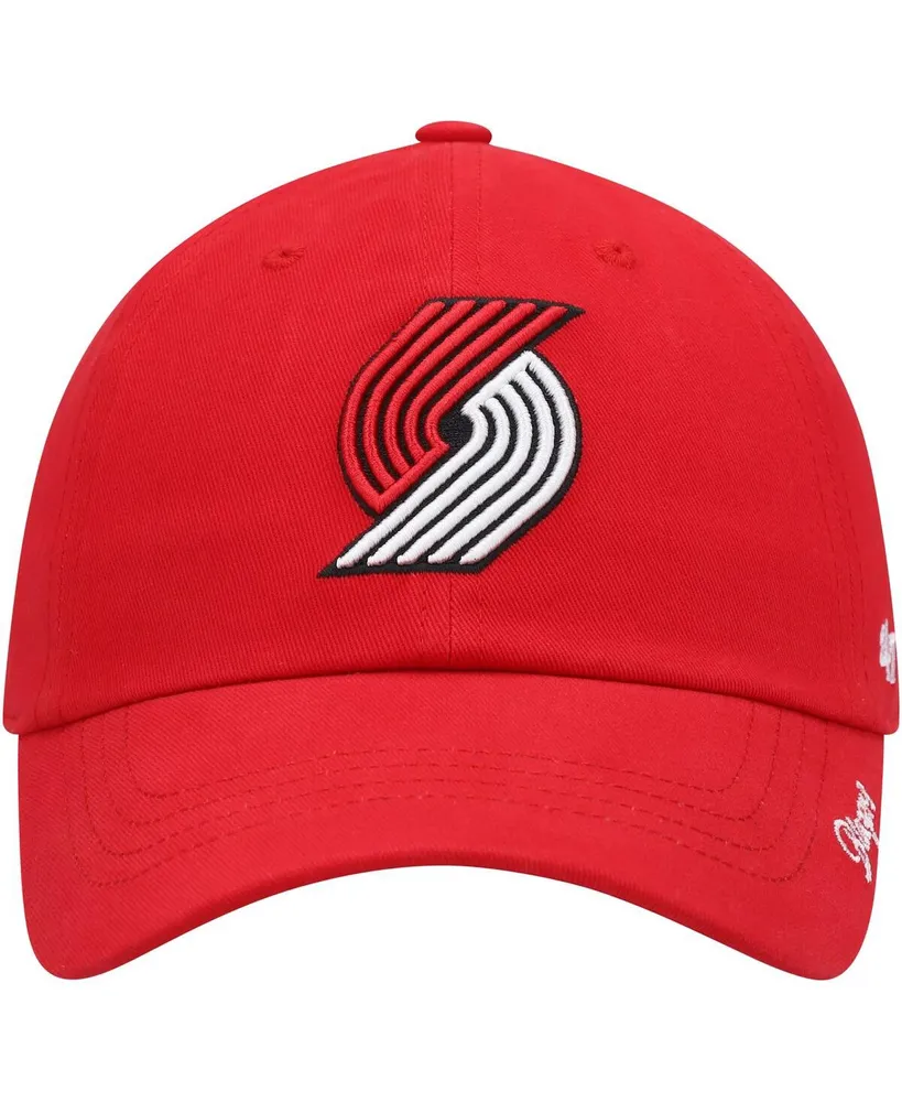 Women's '47 Red Portland Trail Blazers Miata Clean Up Logo Adjustable Hat