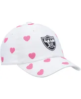 Girls Toddler '47 White Las Vegas Raiders Surprise Clean Up Adjustable Hat