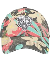 Women's '47 Charcoal Chicago Bears Plumeria Clean Up Adjustable Hat