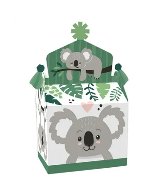 Big Dot of Happiness Koala Cutie Bear Birthday Party & Baby Shower Goodie Gable Boxes 12 Ct