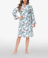 Beautyrest Women's Printed Plush Robe