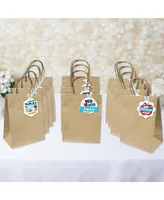 Thank You Teachers - Assorted Hanging Favor Tags - Gift Tag Toppers - Set of 12
