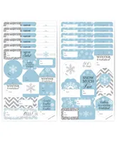 Winter Wonderland Party & Wedding Gift Tag Labels - To and From 120 Stickers