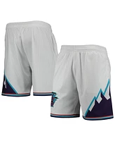 Men's Mitchell & Ness White Utah Jazz 1996-97 Hardwood Classics Swingman Shorts