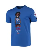 Men's Pro Standard Joel Embiid Royal Philadelphia 76ers Caricature T-shirt