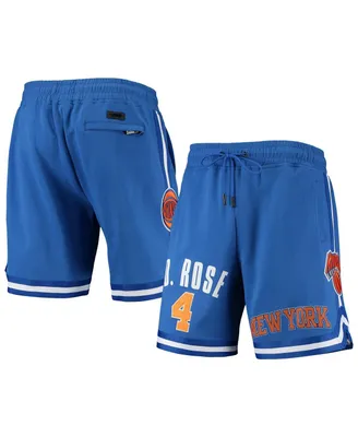 Men's Pro Standard Derrick Rose Blue New York Knicks Player Replica Shorts