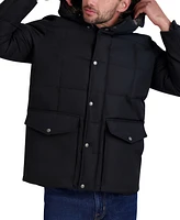 Cole Haan Men's Parka with Fleece-Lined Hood