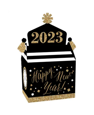 Big Dot of Happiness New Year's Eve - Gold - Treat Party Favors 2024 New Years Eve Gable Boxes 12 Ct