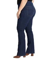 Jag Plus Paley Mid Rise Bootcut Pull-On Jeans