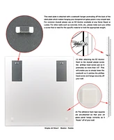 Empire Art Direct Full Moon Frameless Free Floating Tempered Glass Panel Graphic Wall Art, 40" x 40" x 0.2"