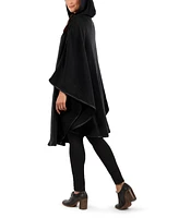 Patricia Nash Women's Hooded Cape with Clasp
