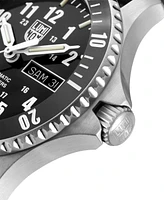 Luminox Men's Swiss Automatic Sport Timer Black Leather Strap Watch 42mm