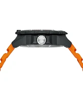 Luminox Men's Swiss Navy Seal Magnifying Glass Dive Rubber Strap Watch 45mm