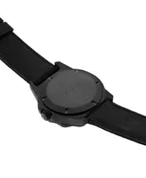 Luminox Men's Swiss F-11 Nighthawk Pilot Gmt Black Kevlar Strap Watch 44mm