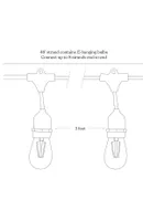 Brightech Ambience Pro 48 ft. Indoor/Outdoor Led Weatherproof String Lights