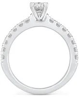 Gia Certified Diamond Engagement Ring (1 ct. t.w.) in 14k White Gold