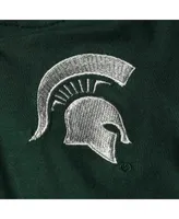 Toddler Boys Colosseum Green and Heathered Gray Michigan State Spartans Poppies Hoodie Sweatpants Set