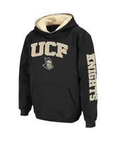 Youth Boys Colosseum Black Ucf Knights 2-Hit Team Pullover Hoodie