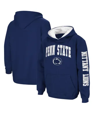 Youth Boys Colosseum Navy Penn State Nittany Lions 2-Hit Team Pullover Hoodie