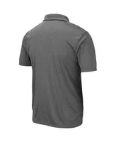 Men's Colosseum Heathered Charcoal Alabama Crimson Tide Smithers Polo Shirt