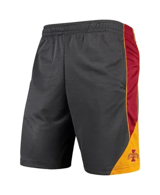 Men's Colosseum Charcoal Iowa State Cyclones Turnover Team Shorts